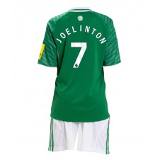Newcastle United Joelinton #7 Bortedraktsett Barn 2025-26 Kortermet (+ korte bukser)